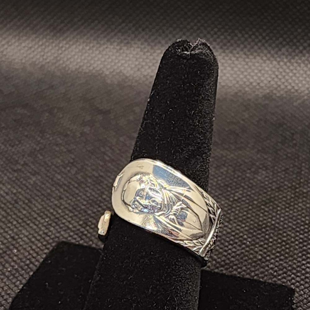 Vintage Sterling Silver Adjustable Spoon Ring
